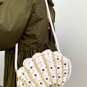 Cartera de Caracolas de Mar